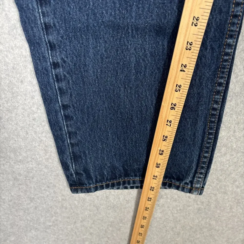 Levis 505 Jeans Mens 38x34 Straight Leg Medium‎ Classic Wallet Faded 100% Cotton